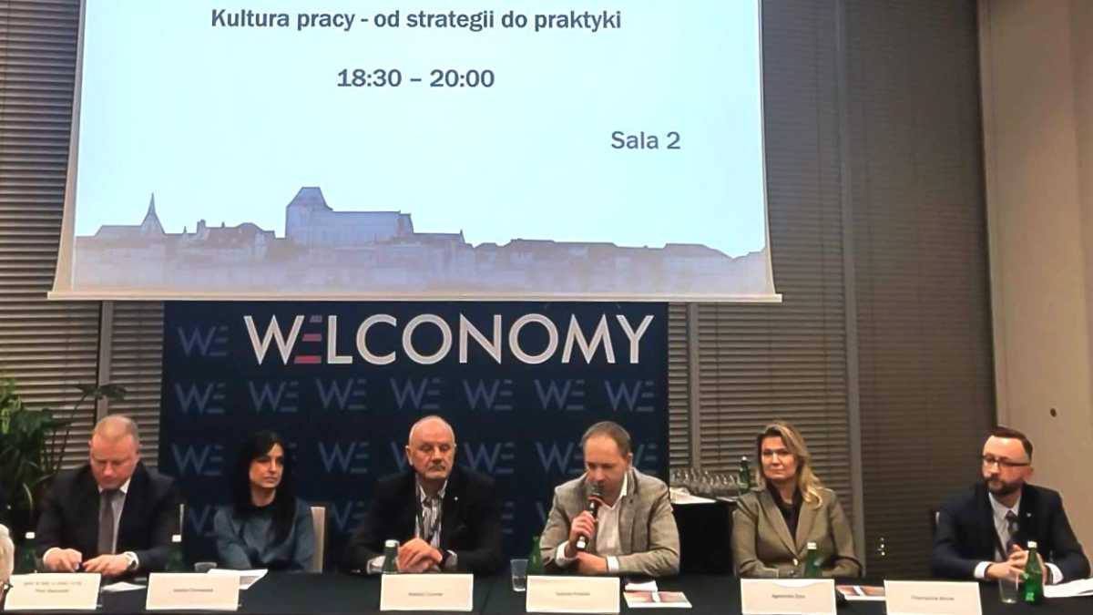 Wiodącymi tematami debaty „Kultura pracy – od strategii do praktyki” podczas XXXI kongresu społeczno-gospodarczego Welconomy Forum in Torun