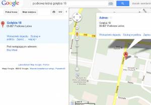 Zupełnie losowy adres w Google Maps